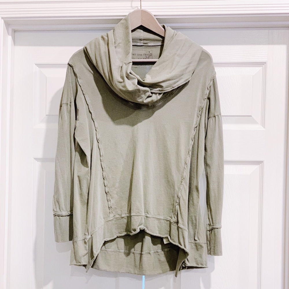 Free People Cowl Neck Sweater